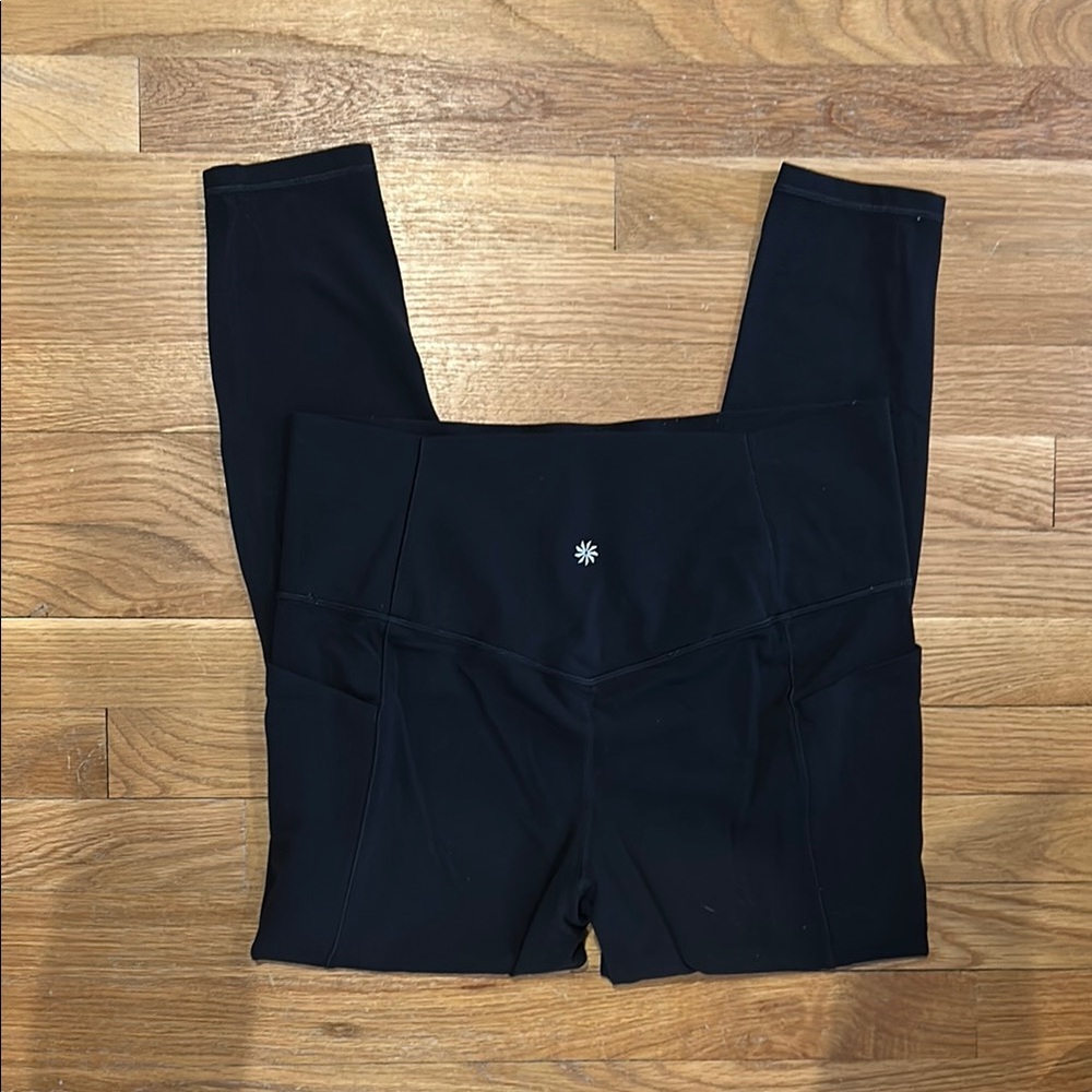 Athleta Black High-Waisted Leggings